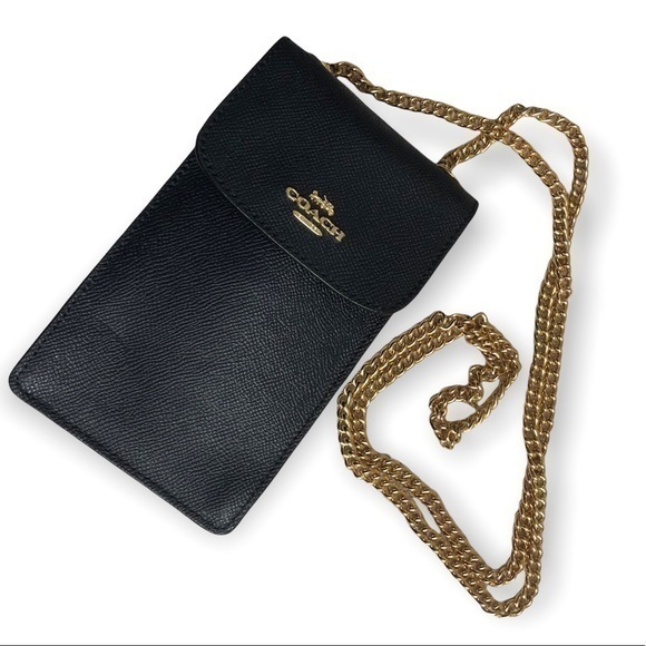 Coach dark blue convertible clutch bag mini crossbody - Picture 1 of 8